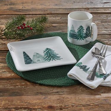 Hand Painted Holiday Mugs - Set of 4 Park Designs - The Fox Decor